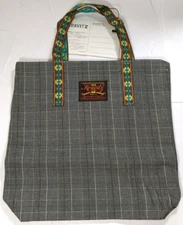 Kravitz Krabag Cotton Eco Tote Shopping Shoulder Hand Bag 13x13in Japan KB1-255