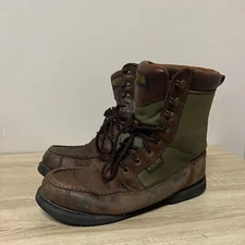 Red Head Bone Dry Boots Brown Leather Men’s Size 13 M