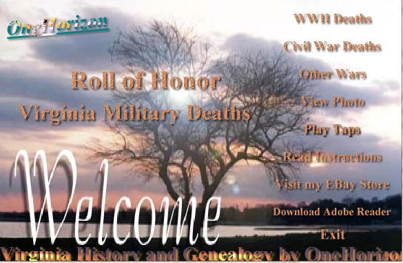 Virginia Roll of Honor Trilogy - Miltary War Deaths  - Image 2 of 3