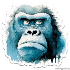 Gorilla Ape, Vinyl Decal Sticker, Indoor Outdoor, 3 Sizes, 12282