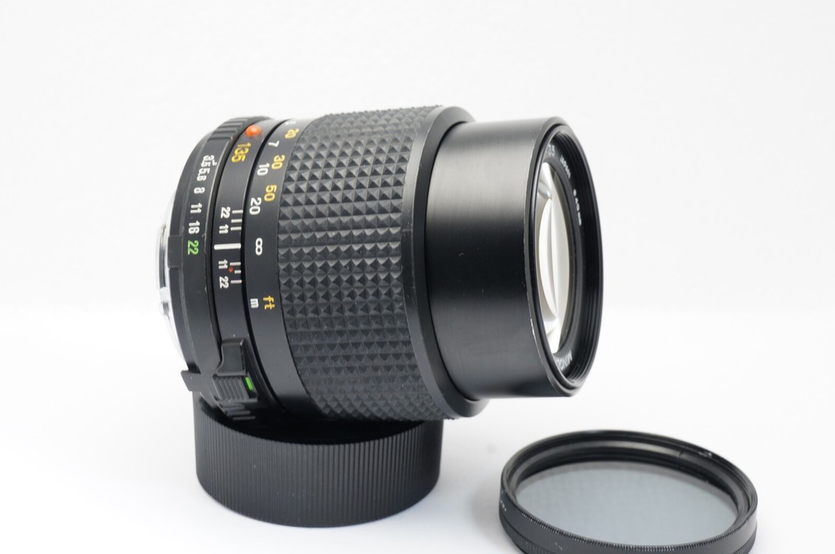 MINOLTA MD 135mm TELEPHOTO PRIME LENS L@@K
