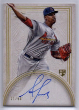 2017 Topps Definitive Collection #DCRA-ARE, ALEX REYES Auto RC /50