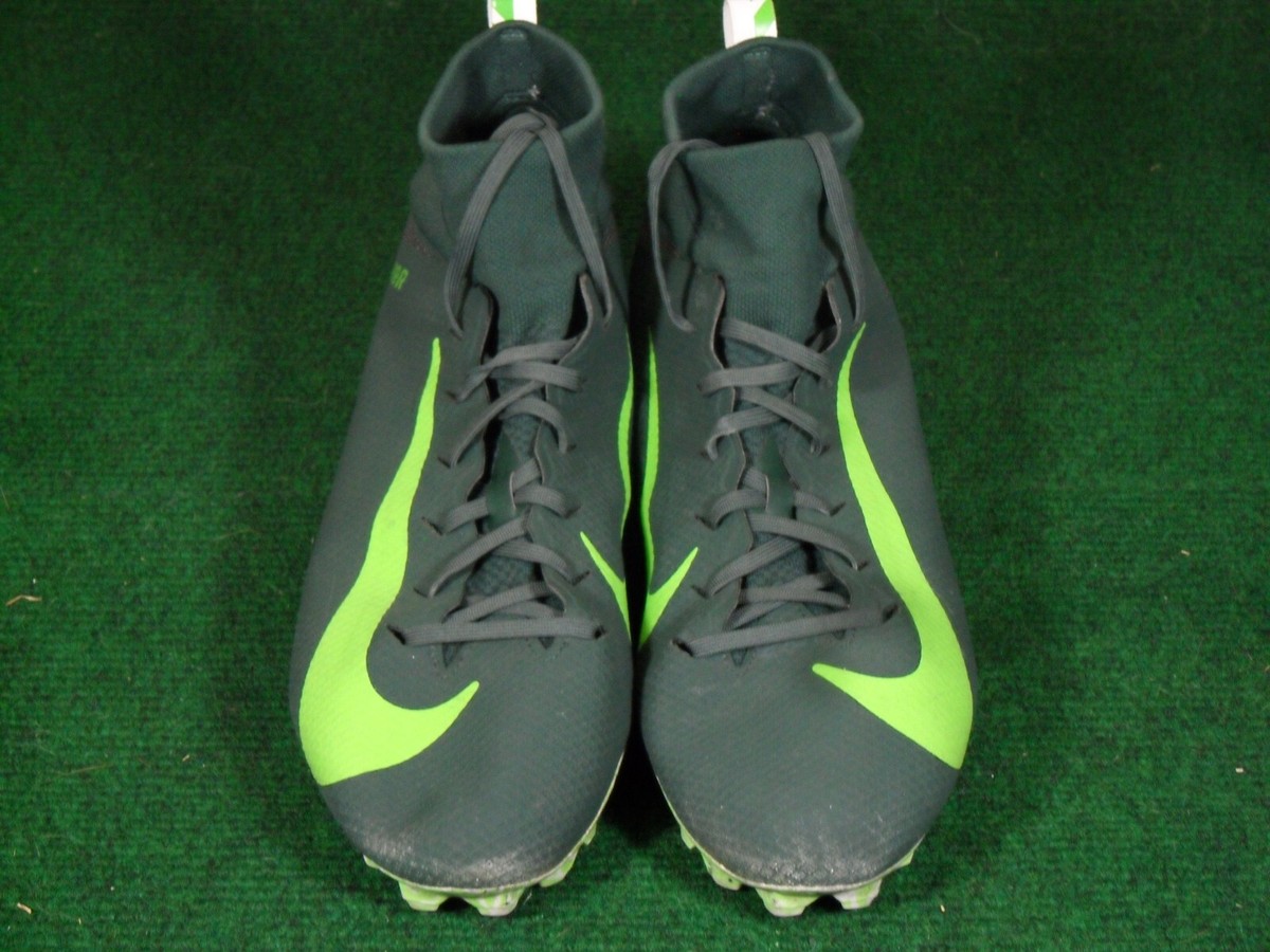 Size 10.5 Nike Michigan State Vapor Untouchable Speed 3 TD Football Cleats Green Nike Vapor Untouchable Speed 3 Michigan St Spartans Football  main image 3