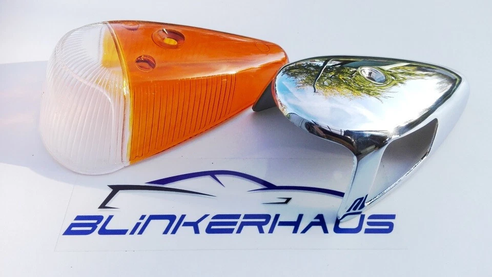 WEISSE/ORANGE Italien Blinker VW Käfer 1200 1300 1500 Cabrio 1302 1303 S LS  - Bild 2 von 4