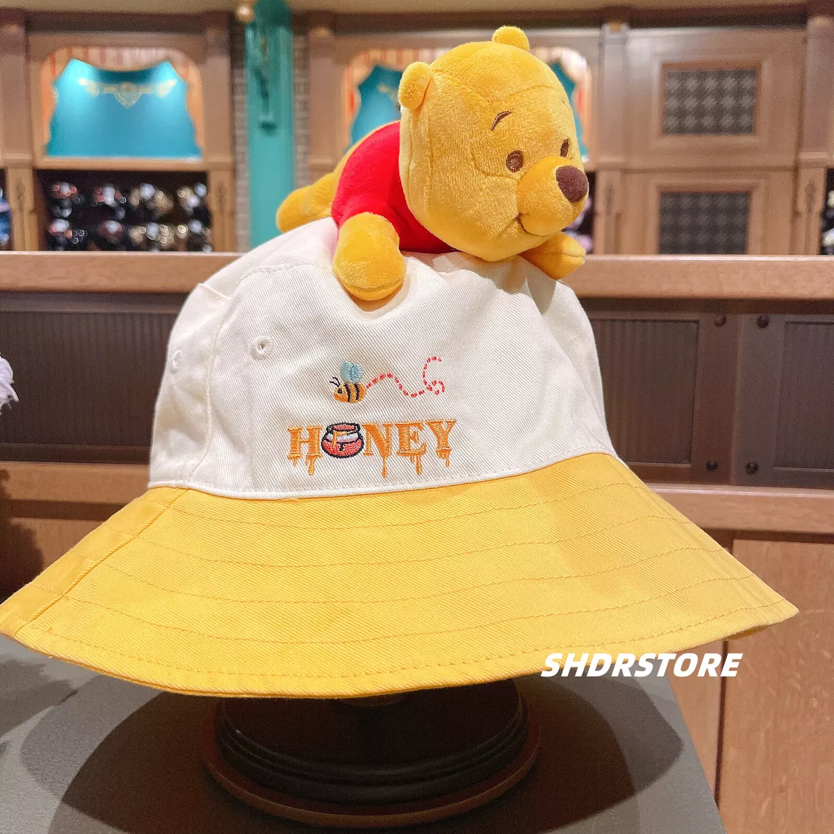 Disney 2022 Summer winnie the pooh hat cap shanghai Disneyland exclusive