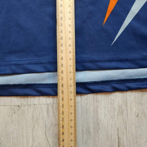 Kini Red Bull Motocross Jersey Size L Blue Orange Men's Vintage Racing Shirt - Picture 7 of 11