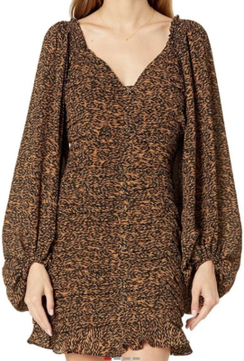 Ted Baker London Wyatte Ruched Bodycon Mini Dress Animal Print SZ 2 US 4-6  NWT | eBay UK