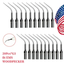 5-20X Dental Ultrasonic Piezo G3 Scaler Tips for Woodpecker EMS Scaler Handpiece