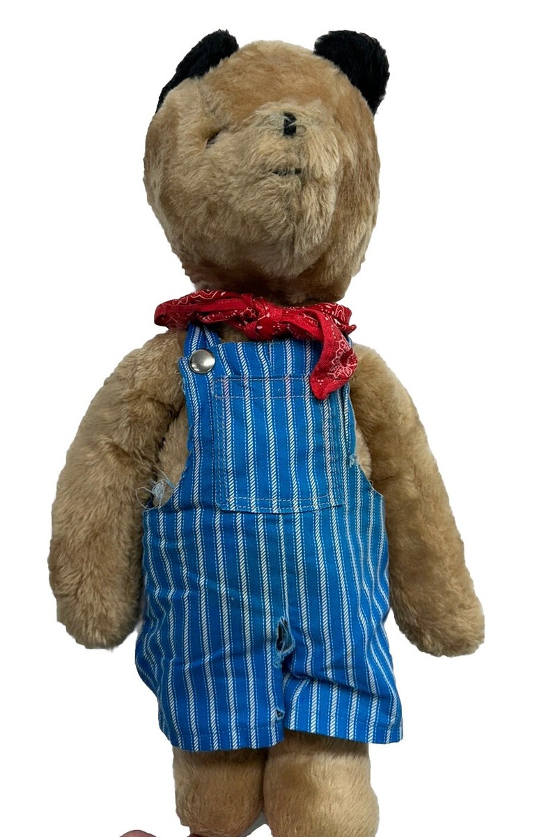Vintage 1975 Paddington Bear Eden Toys Darkest Peru to England