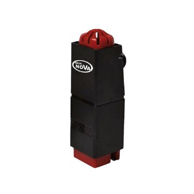 Aqua Nova Skimmer 200 l/h - kompakter Oberflächenabschäumer mit Pumpe Aquarium 