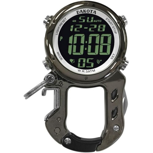 New Dakota 3097 Digital ZipClip Gunmetal Watch