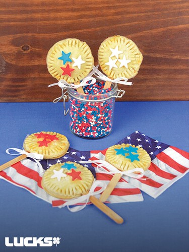 Mini Estrellas Azúcar Rojas, Blancas, Azules - Cuatro de Julio - Decoración - Kosher, 12 un. - Imagen 2 de 3