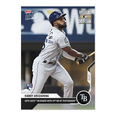 【激レア】RANDY AROZARENA オートサインRCカード 2020 Panini Prizm #53 Randy Arozarena rookie card, Tampa Bay Rays