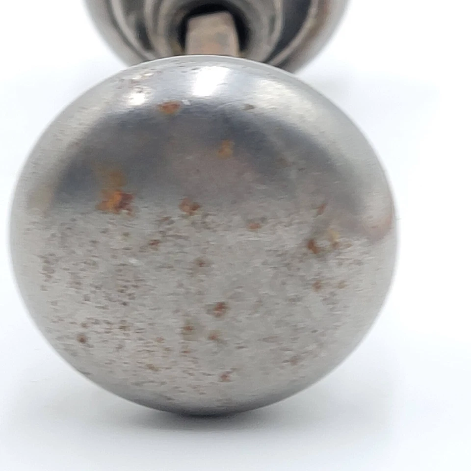 Винтажная дверная ручка маленький стальной шкаф кладовая 2 дюйма комплект списанное восстановленное оборудование 55 - Изображение 4 из 4