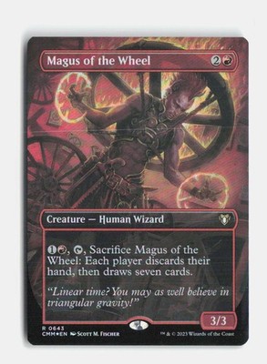 Magus of the Wheel (Borderless) 643 Foil Commander Masters MTG NM