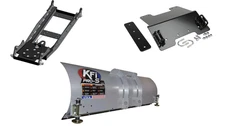 KFI 60" Steel Snow Plow Combo Kawasaki 400 Mule SX / XC 2017-2026