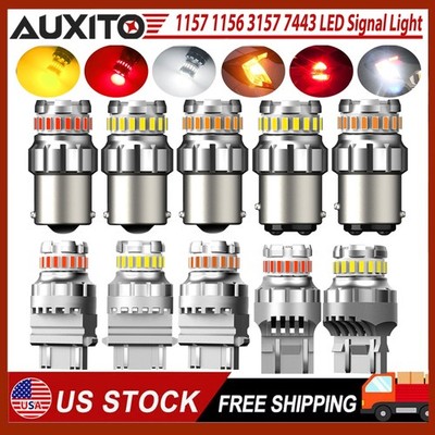 3156 3157 7443 1156 1157 Car LED Light Bulb Anti Hyper Flash Error Free 2400LM