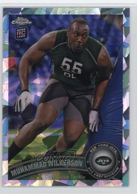 2011 Topps Chrome Crystal Atomic Refractor 76/139 Muhammad Wilkerson #192 1s9i