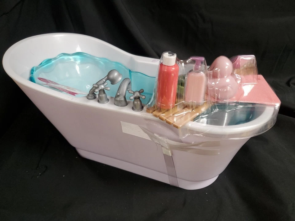 Our Generation Bubbly Bathtime con sonidos de agua para muñecas de 18" bañera rosa NUEVO Foto 3 de 4