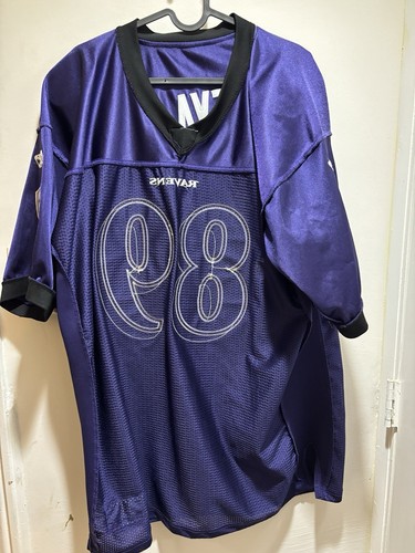 Reebok NFL Baltimore Ravens Mark Clayton #89 Authentic Home Jersey Size 52 rare - Picture 11 of 13