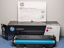 Genuine HP 414A Magenta Toner W2023A OEM LaserJet Open Box New