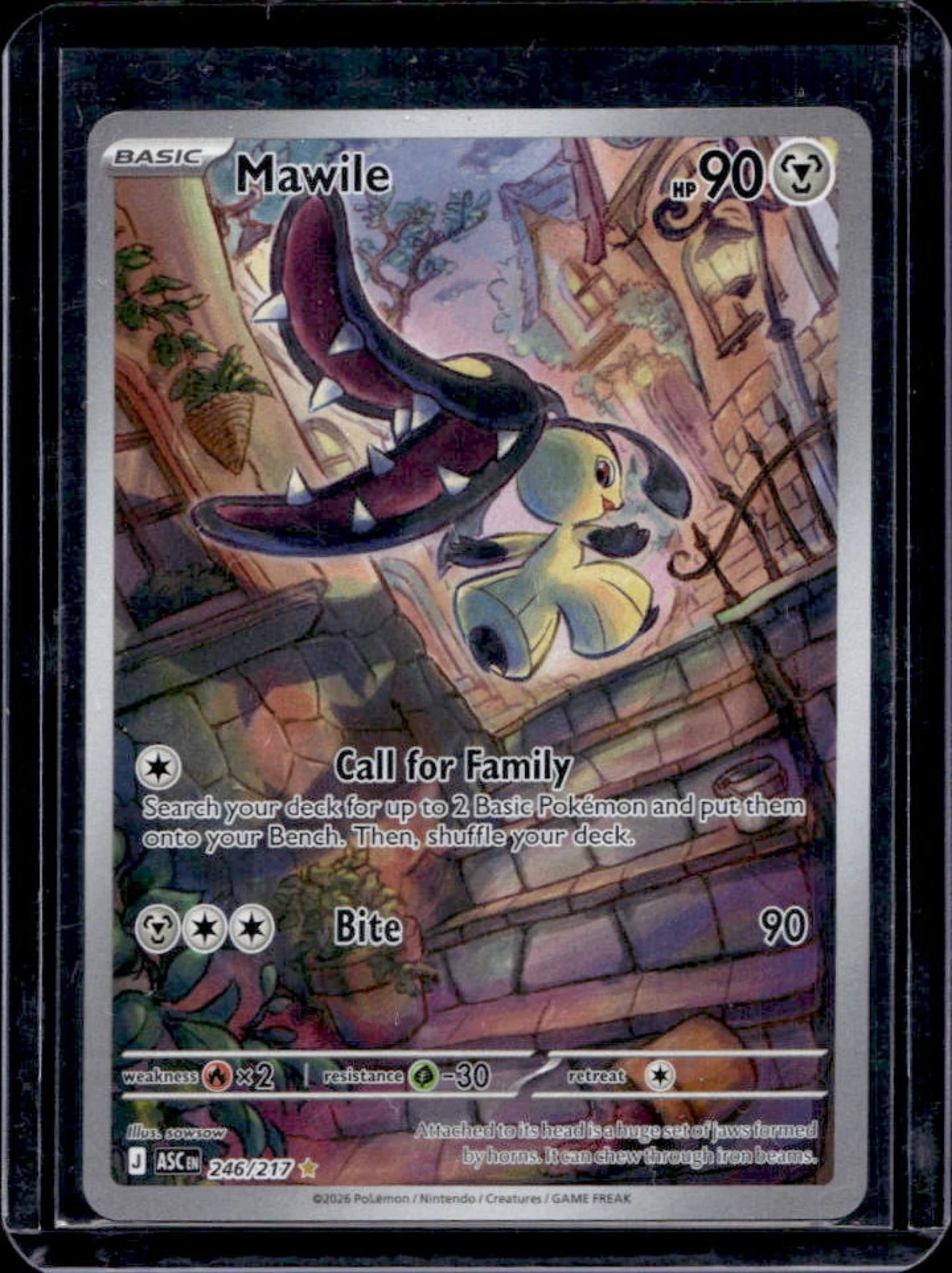2026 Pokemon Ascended Heroes Mawile Illustration Rare #246/217