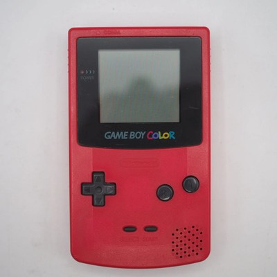 Nintendo GAME BOY COLOR Red CGB-001 Handheld System Boxed Tested