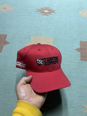 #ad Tractor supply co strapback hat cap Huskee Cub Cadet farm red adjustable TSC $15.00