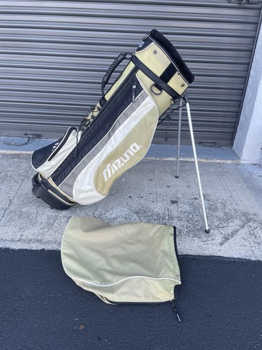2000s Mizuno Golf Bag Rain Cover ( Discolored / Stain Markings ) Sturdy Stand