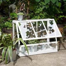 IKEA &Aring;KERB&Auml;R Mini Greenhouse Indoor Outdoor White 45cm Plant Grower