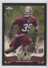 2013 Topps Chrome Black Refractor 218/299 David Amerson #66 7jz