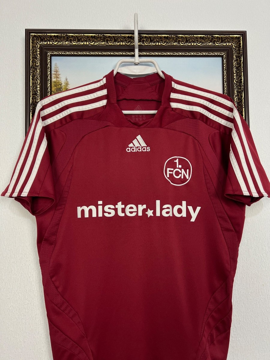 Nurnberg Home football shirt 2007 Misimovic Adidas Jersey Red