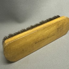 Vintage Brush Empire U.S.A. SILVER BEAR Shoe Polisher Pure Horsehair Brush 8.5