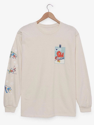NWT Disney Mickey & Friends Ski Pass Long Sleeve T-Shirt - SIZE 2X