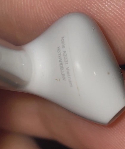 Authentic Genuine Replacement Apple Airpods Left Earbud Number A2031 (2 gen) - Picture 5 of 5