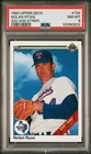 1990 Upper Deck Nolan Ryan #734 300th Win Stripe Graded PSA 8 Texas Rangers HOF