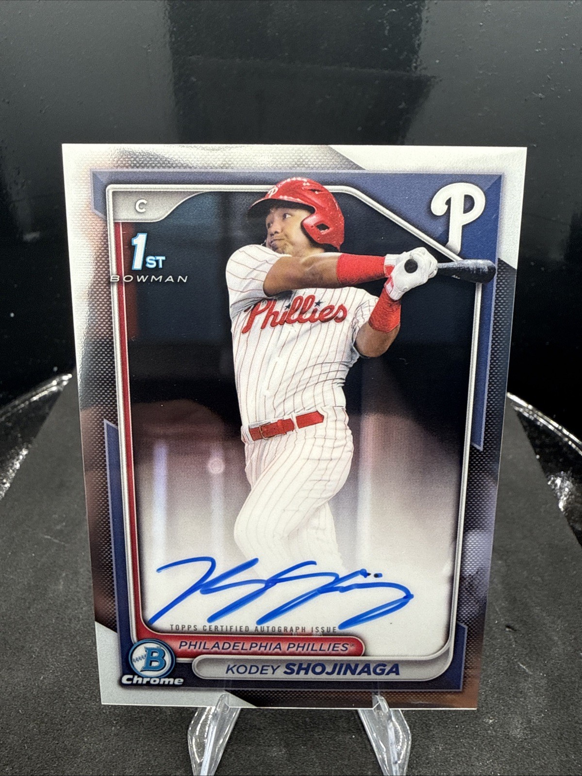 2024 Bowman Draft - Chrome Prospect Autographs Kodey Shojinaga #CPA-KSH (AU, RC)