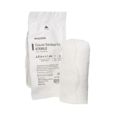 Sterile Fluff Bandage Roll 4-1/2 Inch x 4-1/10 Yard 1 Roll By McKesson