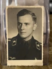 WW2 Era German Soldier In Uniform Real Photo Postcard RPPC - WW2