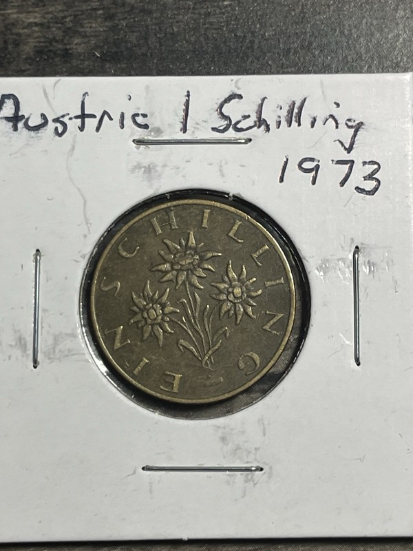 AUSTRIA 🇦🇹 ONE (1) SCHILLING COIN 1973