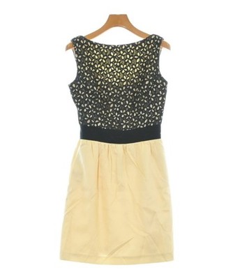 Milly Dresses BeigexBlack 2(Approx. M) 2200583470063