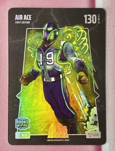 Bo Jackson Battle Arena ‘Air Ace’ Ace Bailey Glow Battlefoil #BF-74