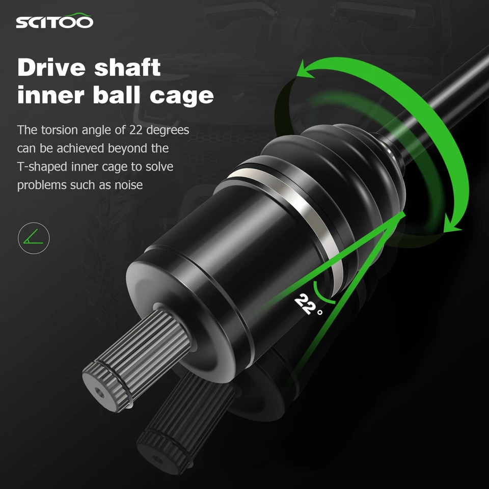 For Textron Off Road Wildcat Trail 700 2018 Front Half Shaft CV Axles - Image 3 of 4