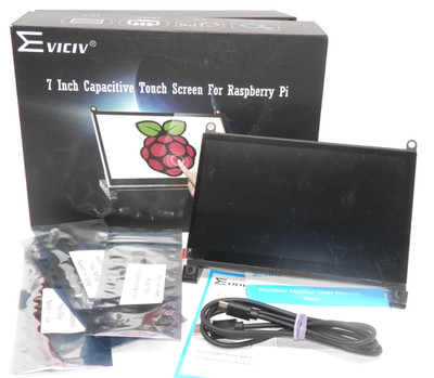 EVICIV  7'' Capacitive Touch Screen Monitor For Raspberry Pi 1024×600 HDMI IPS