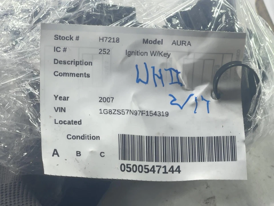 Interruptor de encendido usado se adapta a: Saturn Aura 2007 grado A Foto 3 de 4