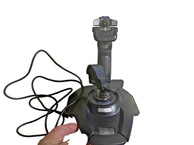 Saitek ST290 Pro USB Flight Stick Joystick PC Gaming Controller Tested Working