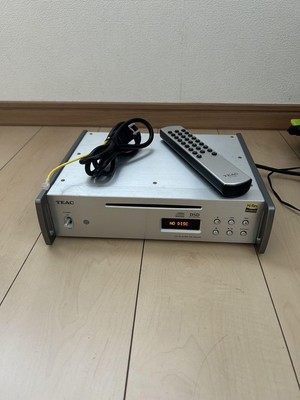TEAC PD-501HR SIlver Hi-Res AUDIO CD Player AC 100V Only Tested Very Good