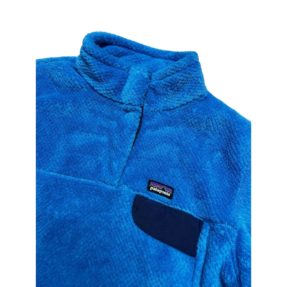 Pullover polar Patagonia Re-Tool Snap-T Coastal Urge azul juvenil talla XXL 16/18  Foto 3 de 4