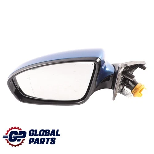 BMW F10 M5 Wing Mirror High Gloss Dip Power Fold Left N/S Monte Carlo Blue - B05