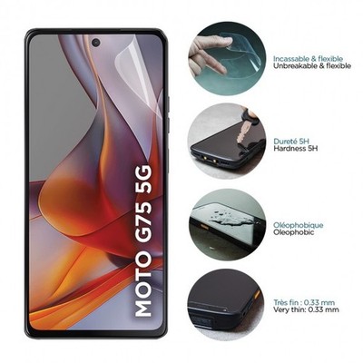 Mobilis 036348 Mobilis Screen Protector Anti-Shock Motorola Moto G75